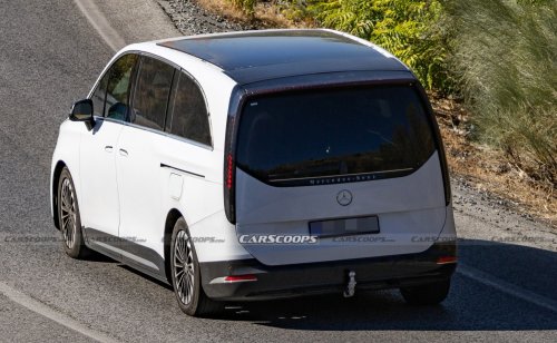 Mercedes Luxury VLE Minivan Spied With Hybrid Power