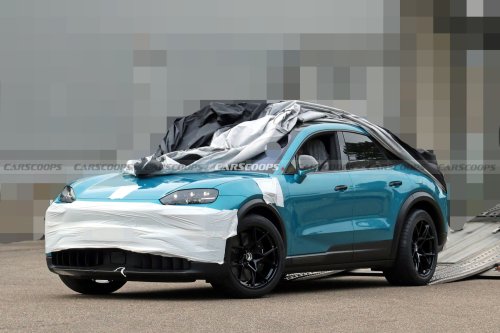 Porsche’s Hotter Electric Cayenne Coupe Steps Out Of The Shadows