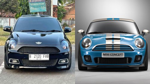 This Mini Coupe Clone Is Actually A Suzuki Swift