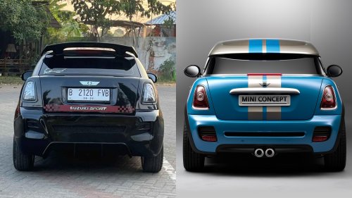 This Mini Coupe Clone Is Actually A Suzuki Swift