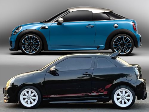 This Mini Coupe Clone Is Actually A Suzuki Swift