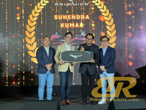 2025 Honda GL1800 Gold Wing 50th Anniversary Arrives in Malaysia