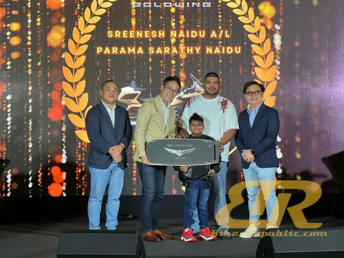 2025 Honda GL1800 Gold Wing 50th Anniversary Arrives in Malaysia