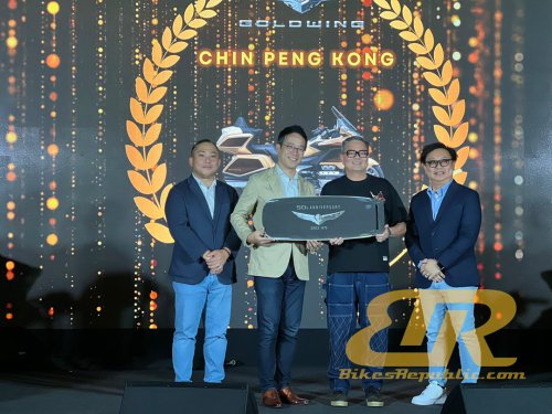 2025 Honda GL1800 Gold Wing 50th Anniversary Arrives in Malaysia