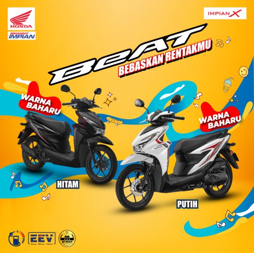 Honda BeAT (2025) Hadir dengan Warna Baharu