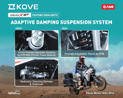 KOVE 800X GT and KOVE 450R Arrive in Malaysia