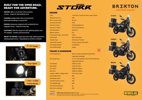 Brixton Storr 500 Launched, RM29,888
