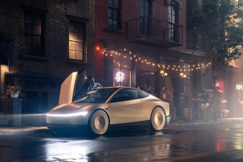 Tesla Cybercab with 48 kWh battery and front-mounted motor revealed