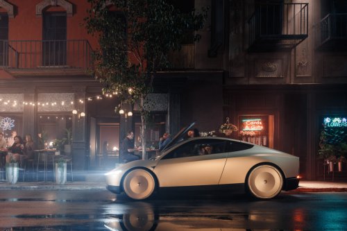 Tesla Cybercab with 48 kWh battery and front-mounted motor revealed