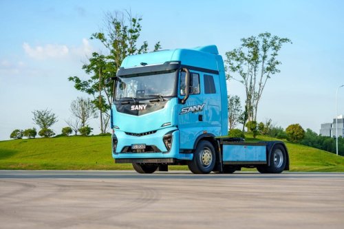 Sany delivers long-haul electric trucks in Europe
