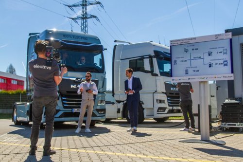 Powerbank on wheels: bidirectional charging demonstrated in electric trucks