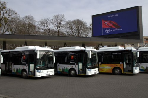 Temsa delivers 15 electric buses to Lithuania