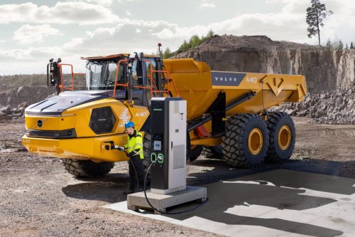 Volvo CE starts series production of electric articulated dump trucks