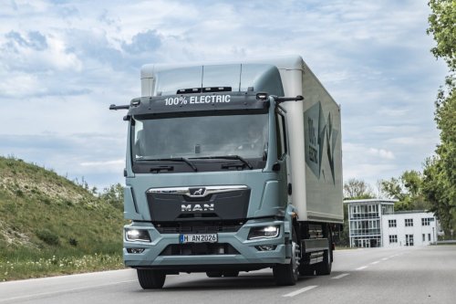 MAN unveils electric 16-tonne truck eTGM