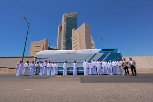 Toyota and Abdul Latif Jameel Motors conduct hydrogen bus trial in Saudi Arabia