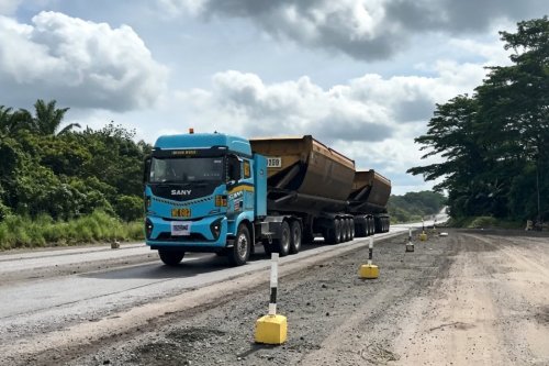 Indonesia: Sany delivers 15 electric trucks to Saptaindra Sejati