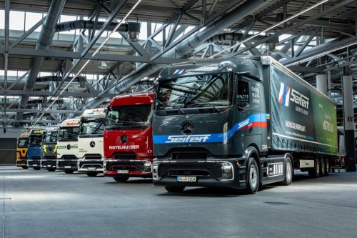 Inside Mercedes’ factory logistics: performance data from 80 electric trucks revealed