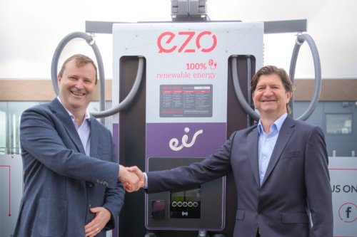 EZO and eir launch first high-speed EV charging hub in Dublin