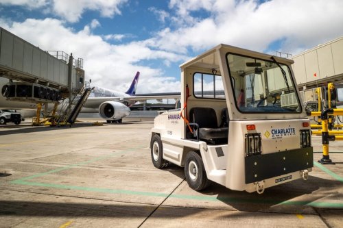 Hawaiian Airlines electrifies most of its Honolulu ground fleet