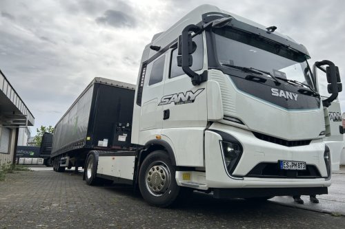 Sany delivers long-haul electric trucks in Europe