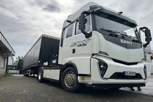 Sany delivers long-haul electric trucks in Europe