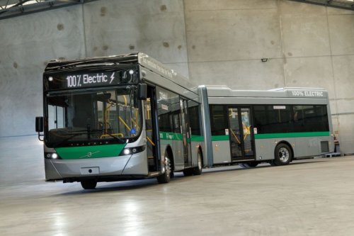 Australia’s first locally built electric articulated bus unveiled in Perth