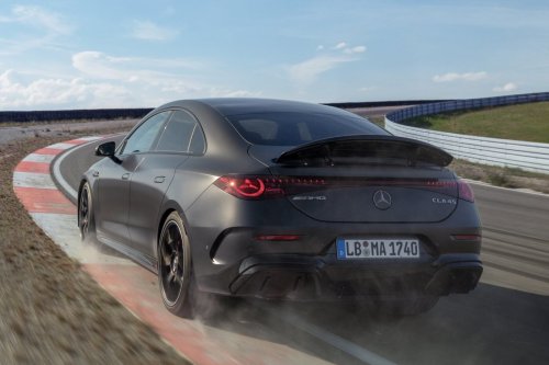Mercedes-AMG unveils electric CLA 45 with three axial-flux motors