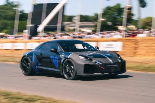 Alpine provides preview of the electric A110
