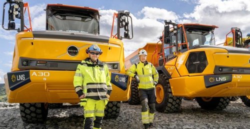 Volvo, Volvo CE delivers first electric A30 articulated haulers to Norway