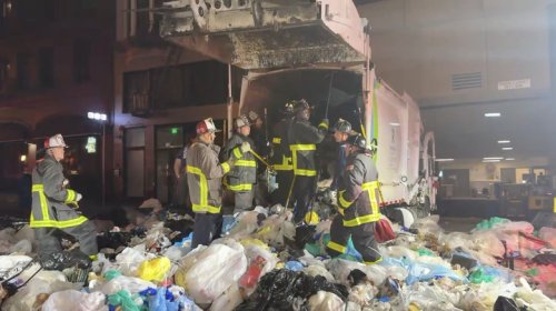 Man Mistakenly Loaded Into Garbage Truck Survives Being Compacted, Gets Rescued By Two Dozen Firefighters