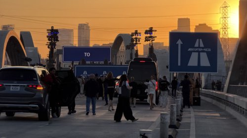 Mercedes, Mercedes-AMG Shut Down LA's 6th Street Bridge For The Most Outrageous Car Reveal Ever