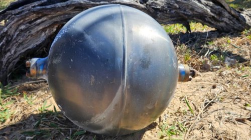Metal Balls From Outer Space Invade Australia