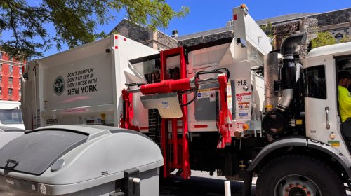 New York City Trades Street Parking For Trash Bins