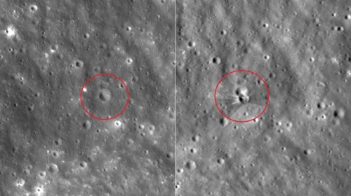 New NASA Pictures Reveal SpaceX Crash's Devastation On The Moon's Magnificent Desolation
