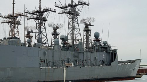 Old Navy Warship Off The Coast Of Scotland Gets Decommissioned In The Most Metal Way Possible