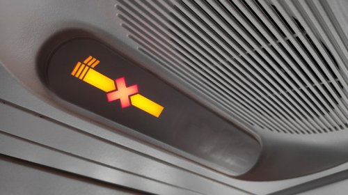 Airplane Ashtrays Still Exist Because People Have A Hard Time Following Rules