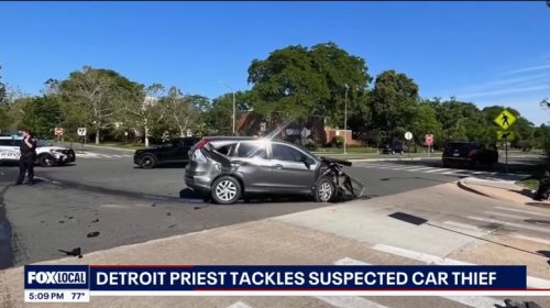 Detroit Priest Punches Teen Driver Attempting To Flee Scene Of A Crash