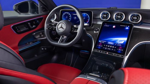 Mercedes, Gas-Powered 2027 Mercedes C-Class Updated With Star Treatment Front End And A Bigger Brain