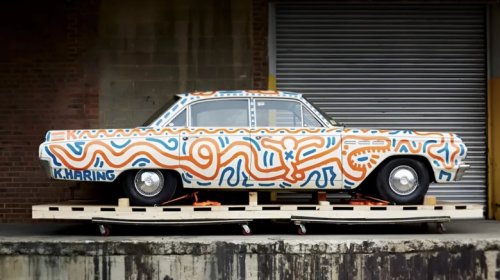 Keith Haring's Art Cars Are On Display In New York Right Now And You Have To Go See Them