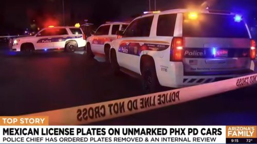 Phoenix Police Admit Using Mexican License Plates For Unmarked Cars Wasn't The Best Idea