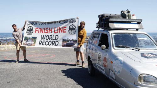 Reliant Robin Survives Desert, Jungle, War In 14,000 Mile Record-Breaking Journey Through Africa