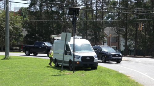 Reporter Gets Visit From Cops For Filming Flock Camera Installer At Work