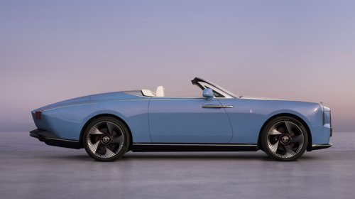 Rolls-Royce Project Nightingale Is An 18.9-Foot-Long Electric Convertible With Chrome Freakin' Tail Fins