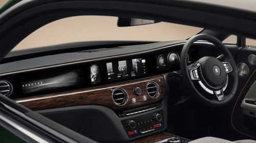 Rolls-Royce, Rolls-Royce Spectre Series II Gets More Power And Range, But You'll Really Care About The Redesigned Clock And Absurd Trim Options
