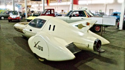 Subaru, The Subaru X-100 Was The Plane-Shaped Car Designed To Cross The U.S. On A Single Tank Of Gas