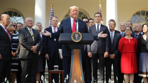 Trump 'Not Looking To Renew' The U.S.-Mexico-Canada Trade Agreement He Came Up With