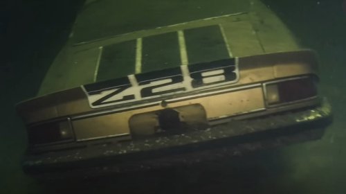 Underwater Drone Explorer Discovers Camaro Z28 At Bottom Of Maine Lake