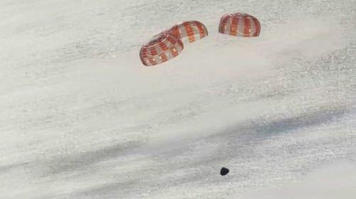 Visitors From Outer Space (NASA's Artemis II Astronauts) Splash Down Off The Coast Of San Diego