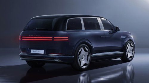 Genesis, Rolls-Royce, 2027 Genesis GV90 Neolun Brutally Mogs Rolls-Royce With B-Pillar-Less Coach Doors And Heated Wood Floors