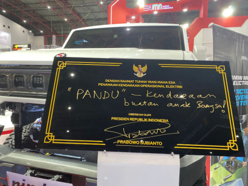 Mobil Listrik Maung MV3 Pandu, Kendaraan Presiden Prabowo Terbaru, Senyap dan Futuristis